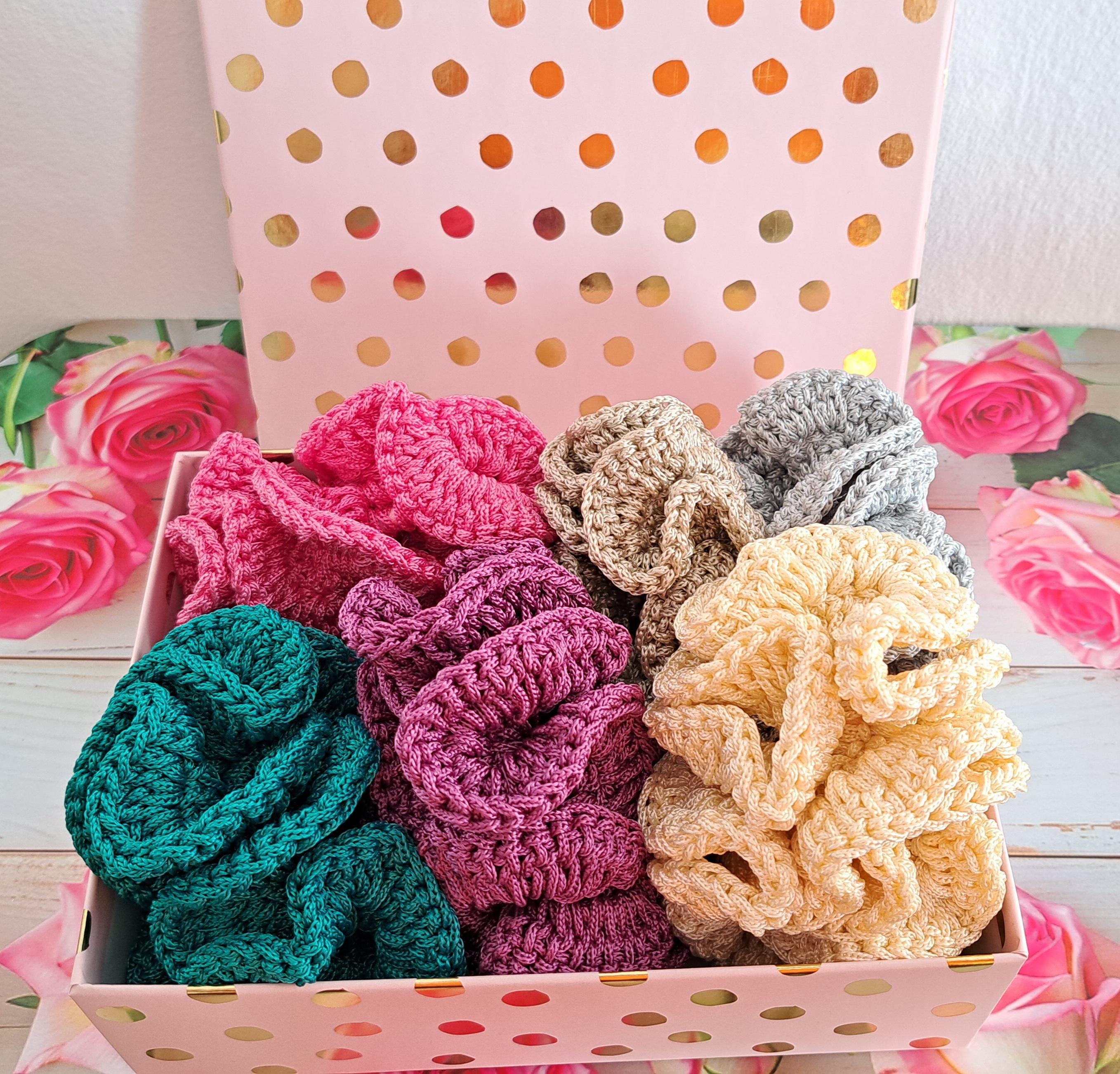Mystery Gift Box Scrunchies Set of 6 Crochet Scrunchies Big  display picture 3