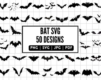 Bat SVG Bundle, Halloween Bat SVG, Bat, Halloween, Night Bat SVG, Png, Svg Files for Cricut, Silhouette, Cricut, Halloween svg