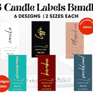 Custom Candle Labels, Personalized Candle Label, Create your own label, Custom label, Personalized Gift, Custom Gift, Personalized Label
