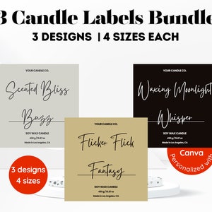 Custom Candle Labels, Personalized Candle Label, Create your own label, Custom label, Personalized Gift, Custom Gift, Personalized Label