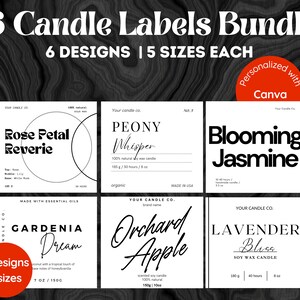 Custom Candle Labels, Personalized Candle Label, Create your own label, Custom label, Personalized Gift, Custom Gift, Personalized Label