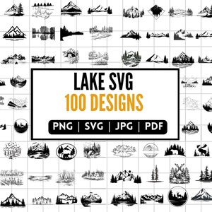 Paquete SVG de lago / Lago PNG / Vida en el lago SVG / Vida en el lago Png / Familia Svg / Camping Svg / Pesca Svg / Citas divertidas Svg / Casa del lago Svg