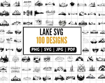 Lago SVGBundle / Lago PNG / Vita sul lago SVG / Vita sul lago Png / Famiglia Svg / Campeggio Svg / Pesca Svg / Citazioni divertenti Svg / Casa sul lago Svg