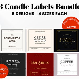 Custom Candle Labels, Personalized Candle Label, Create your own label, Custom label, Personalized Gift, Custom Gift, Personalized Label