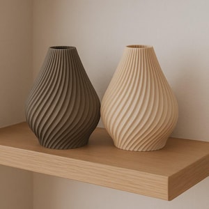 Minimalist  Vase – Modern Decorative Shelf Vase – Scandinavian Style Home Decor in 3 Sizes