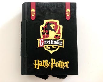 Courage & Bravery Inspired Red Book Box | Handcrafted Fantasy Storage Chest