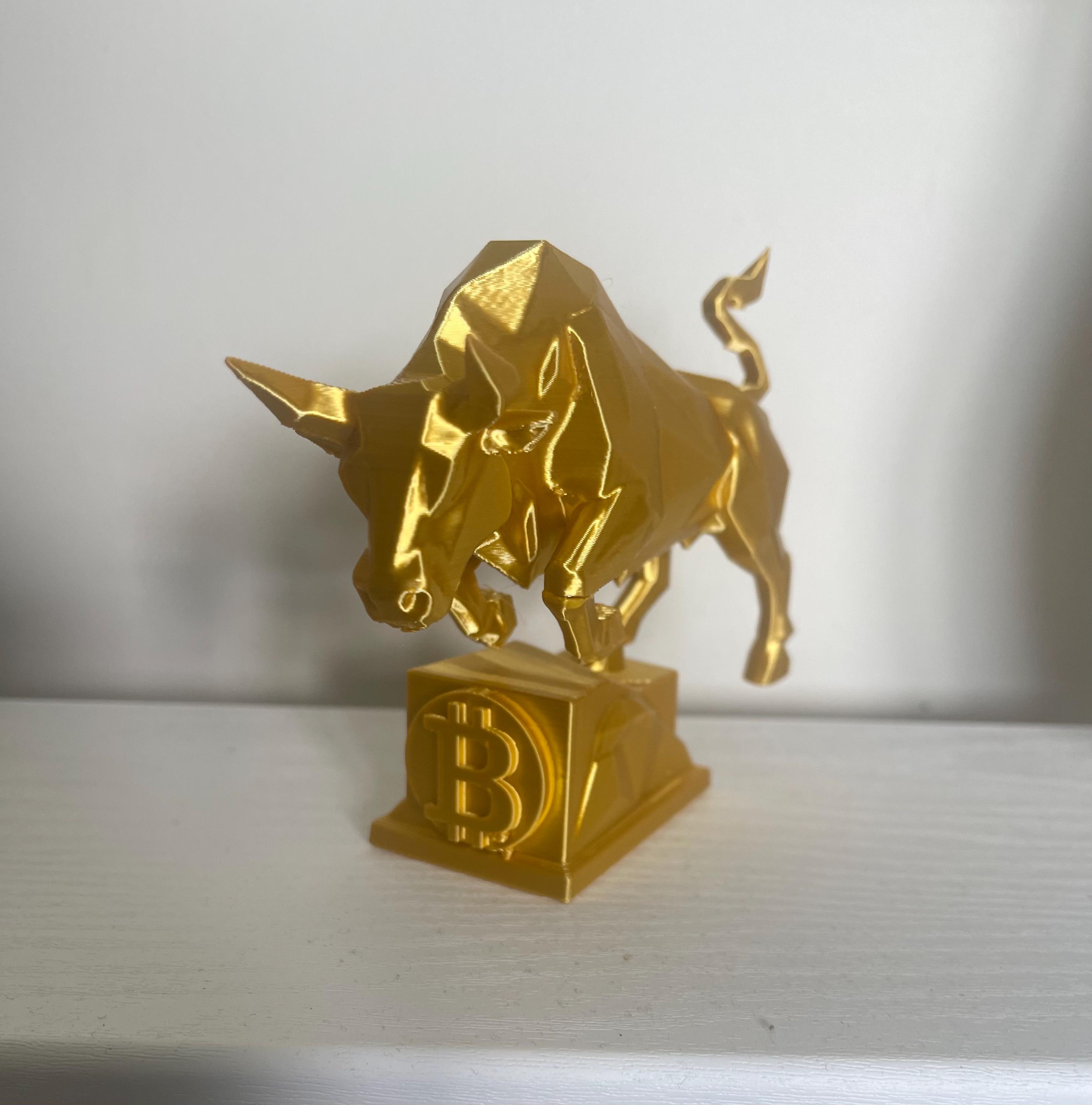 Bitcoin Bull - Toro Bitcoin - Etsy Ireland
