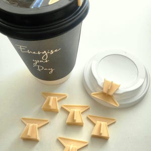 Reusable Coffee Lid Stopper – 3D Printed Splash Guard for Coffee Shops, Cafés, and Takeaway Cups