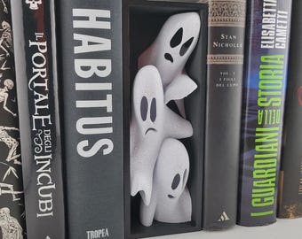 Ghost Toon Bücherecke - 3D gedruckter gruseliger Bücherregal-Einsatz