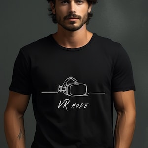 VR Mode Gamer Shirt, VR Mode T Shirt, Virtual Reality Gifts, VR Birthday T-Shirt, Vr Headset TShirt, Vr Shirt Women / Men, Vr Apparel