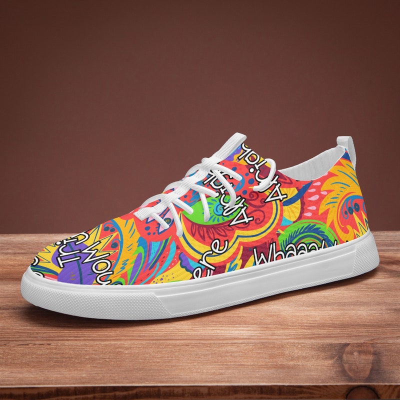Abstract Hippie Women's Sneakers