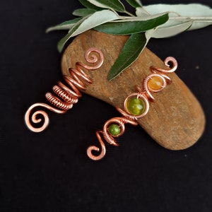 Dreadlock Ornaments - 2 pcs Saturnus Handcrafted Hair Beads Jewelry, Unique Dreadlock Accessories for Stylish Hair