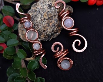 3 Pcs Afrodite Beads | Handcrafted Hair Jewelry & Accessories for Unique Hairstyles