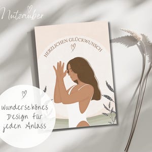 Mutzauber Boho- Kartenset DIN A6 – 12 Ästhetische Dankes-, Gruß- & Glückwunschkarten auf Premium-Papier – Zeitloses Design für jeden Anlass