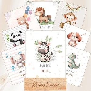 Affirmationskarten für Kinder– 55 Mutmachkarten mit positiven Glaubenssätzen –Achtsamkeit & Selbstvertrauen –Geschenk Einschulung Geburtstag