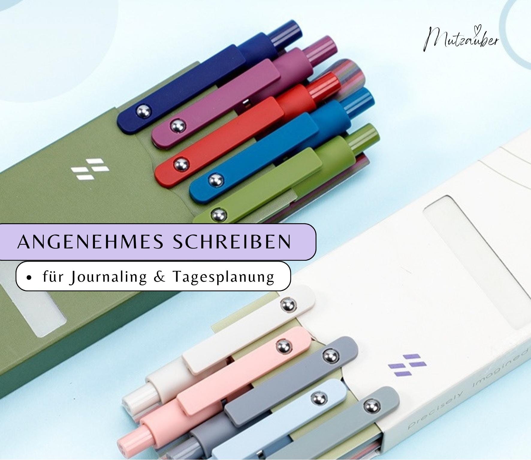 Mutzauber Gelstifte – 5er Set, 0,5 Mm, Japanische Tinte, Weicher Griff