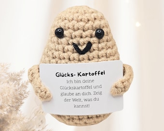 Happy Potato – Pocket Hug Potato in an exclusive box | Motivational gift & lucky charm gift for women, men, girlfriends, and colleagues