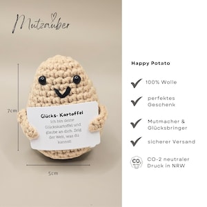 Happy Potato – Pocket Hug Potato in an exclusive box | Motivational gift & lucky charm gift for women, men, girlfriends, and colleagues image 11