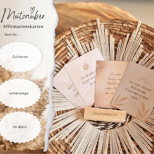 40 Mindfulness Cards for Motivation and Positivity, including Box and Stand; Happiness Cards; Affirmation Cards; Gift for Women, Christmas, Birthday image 7