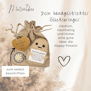 Happy Potato – Pocket Hug Potato in an exclusive box | Motivational gift & lucky charm gift for women, men, girlfriends, and colleagues image 15