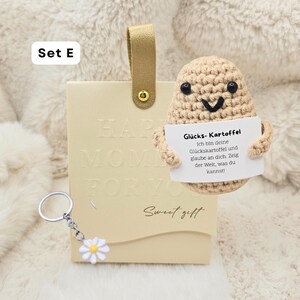 Happy Potato – Pocket Hug Potato in an exclusive box | Motivational gift & lucky charm gift for women, men, girlfriends, and colleagues Set E Deutsch