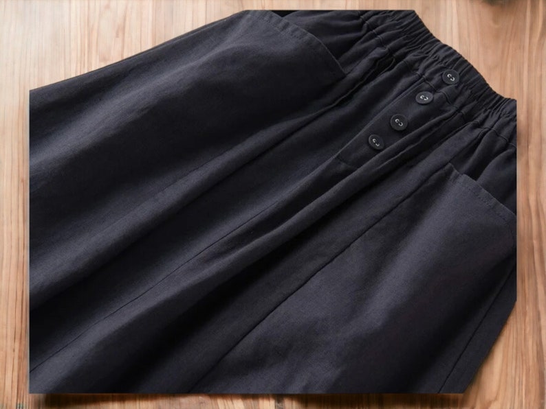 Women's Midi Skirt Plain Button Down Cloth Streetwear Fashion Style zdjęcie 6