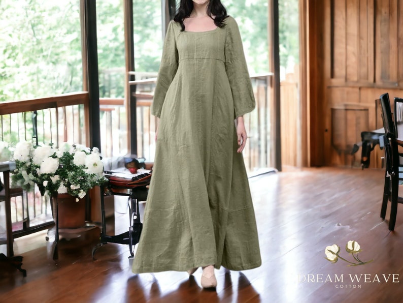 Women's Long Dress Plain Loose Sleeve Fashionable Loungewear Clothing zdjęcie 1