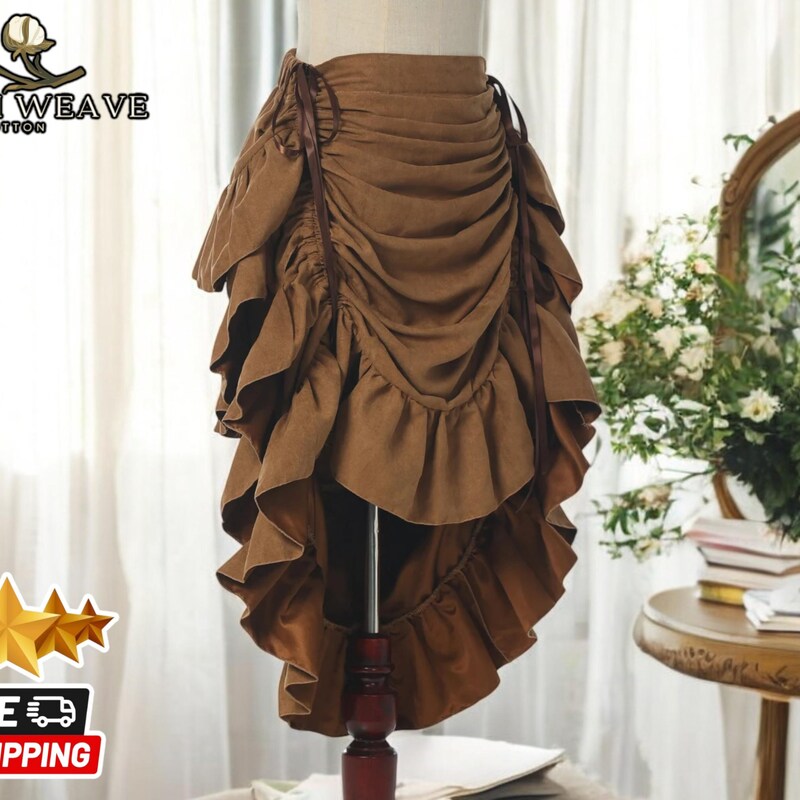 Vintage Pirate Steampunk Skirt