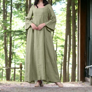 Women's Long Dress Plain Loose Sleeve Fashionable Loungewear Clothing zdjęcie 2