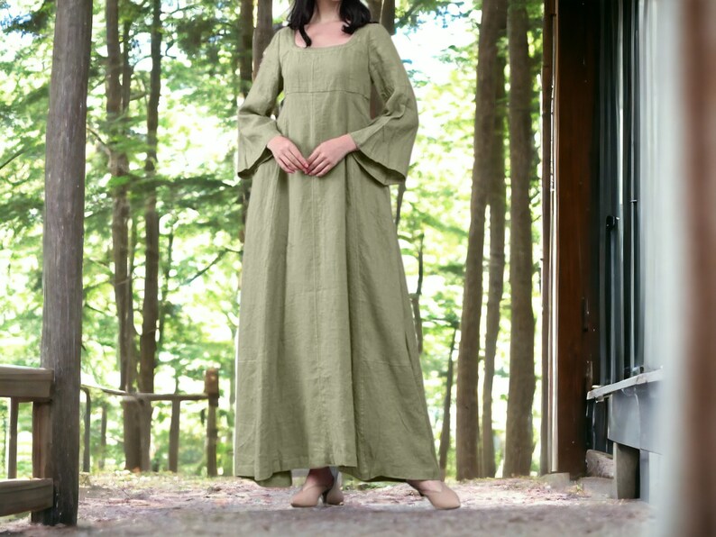 Women's Long Dress Plain Loose Sleeve Fashionable Loungewear Clothing zdjęcie 2
