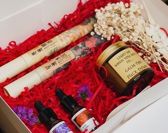 Aroma gift box, gift box for her, self care gift box, gift for sister, aromatherapy gift