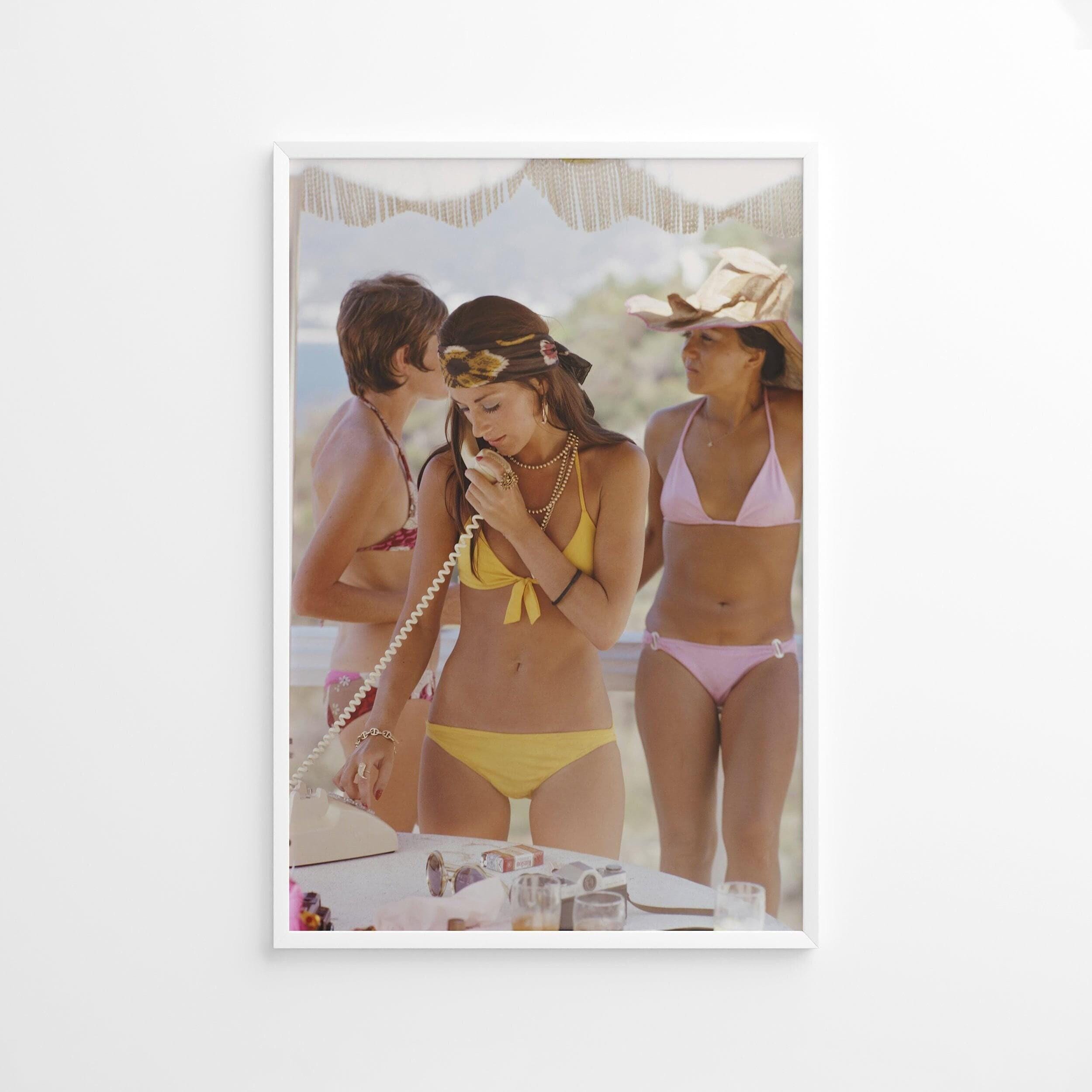 Slim Aarons Social Call Print Poster, Vintage Print, Photography Prints, High Society Photo Print, Museum Quality Photo Print