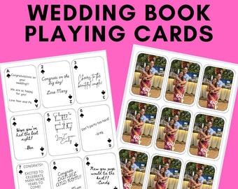 Alternativa al libro de visitas de BODAS JUGANDO A LAS TARJETAS diy