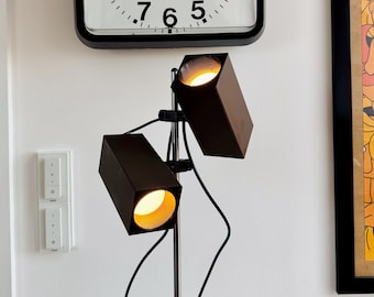 Vintage Philips-vloerlamp – Bauhaus-stijl jaren 1970, moderne lamp uit het midden van de eeuw met spots Sha