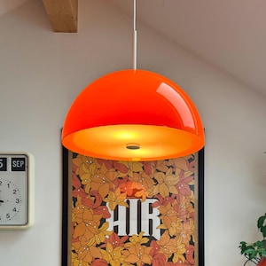 WILA Pendant Lamp by Frank J. Bentler – 1960s German Space Age Mid-Century Modern Lighting