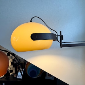Vintage Dijkstra Wall Lamp – Mid Century Modern 1970s Adjustable Space Age Design Light