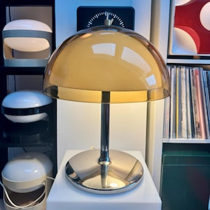 Space Age Mushroom Lamp with double Shade – 1970s Design Classic MCM Ligthning