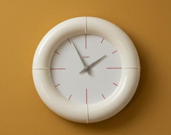 ポストモダンヴィンテージ壁掛け時計 | スイス製フローティングリング