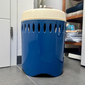 Emsa West German Stool Space Age Laundry Basket 1970s Mid Century Modern Iconic