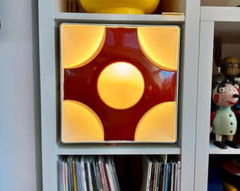 Sölken Leuchten Orange Pop Art Vintage Wall Sconce – 1970s Space Age Germany Lighting