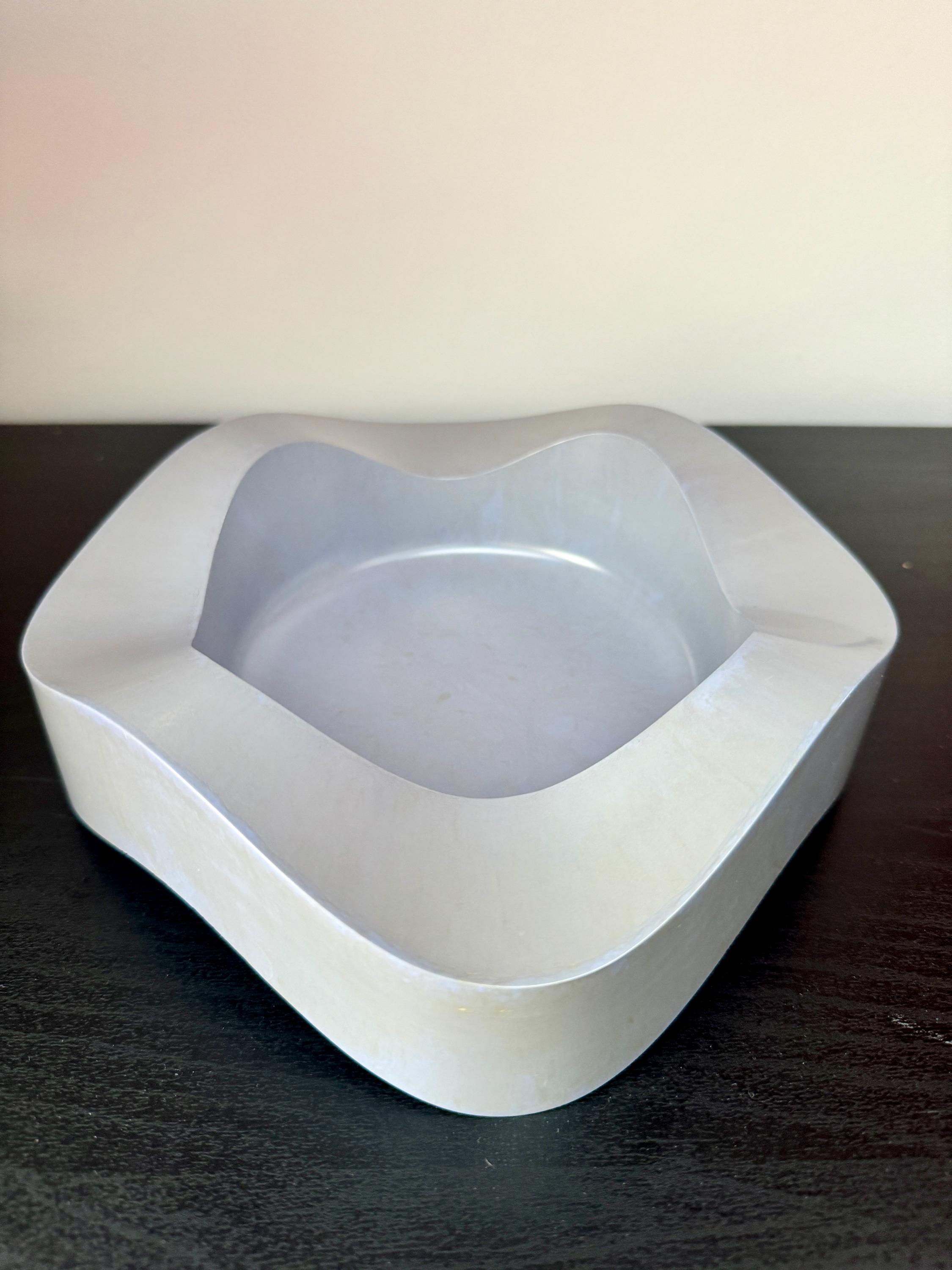 XL Walter Zeischegg HELIT Sinus Marbled Light Blue Ashtray