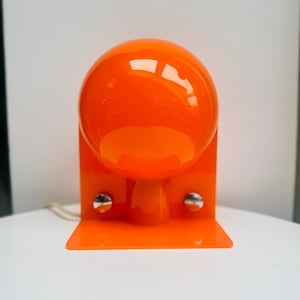 Harvey Guzzini Sirio Lamp Designed by Lampa and Brazzoli Meblo Space Age 1970