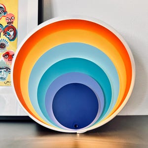 Jo Hammerborg Diskos Wall Light: 1970s Danish Space Age Pop Art