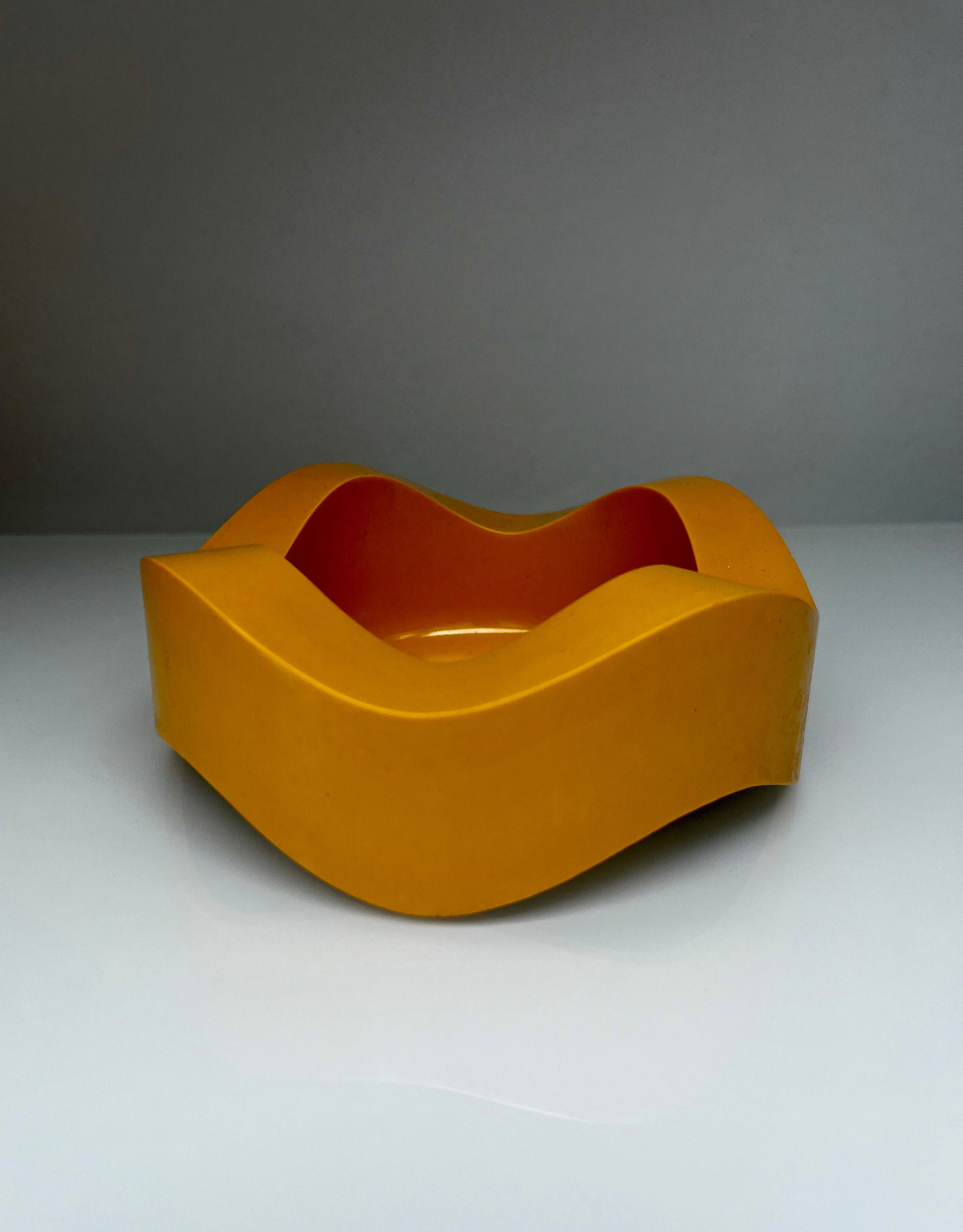 Vintage Sinus Red Melamine Stackable Ashtray by Walter
