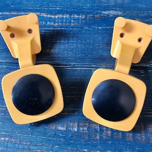 Set of 2 SIRO Coat Hooks – 70s Mid-Century Space Age Pop Art Design