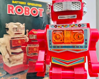 Vtg HORIKAWA MARS KING Tv Space Robot B/O by S.H. Japan (for Parts