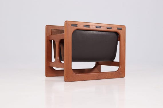 デンマークAksel Kjersgaard チーク材マガジンラック Aksel Kjersgaard チーク材マガジンラック: ミッドセンチュリーモダン