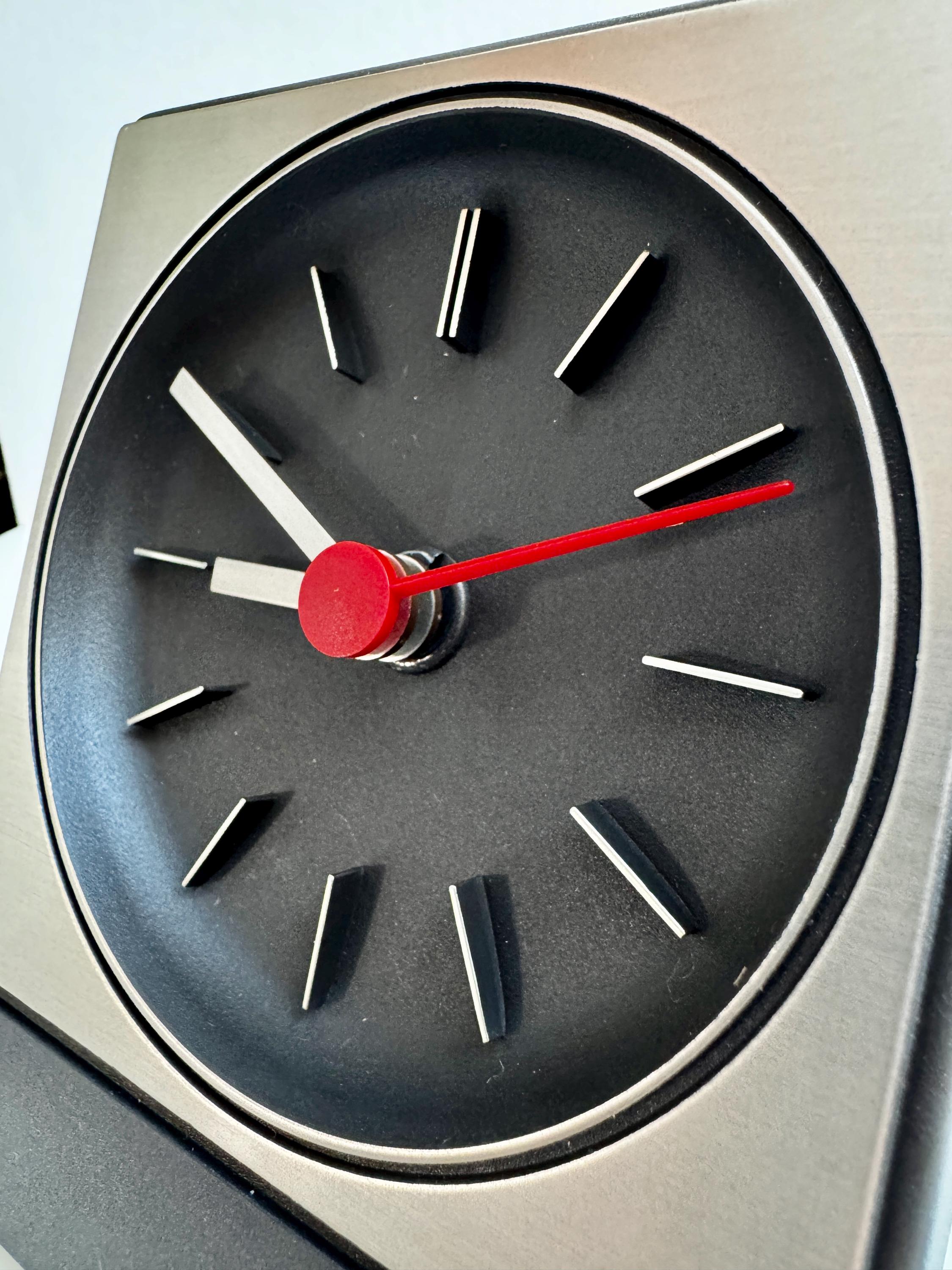 Vintage 1980s AACHEN Desk Clock With Original Box – German Quartz