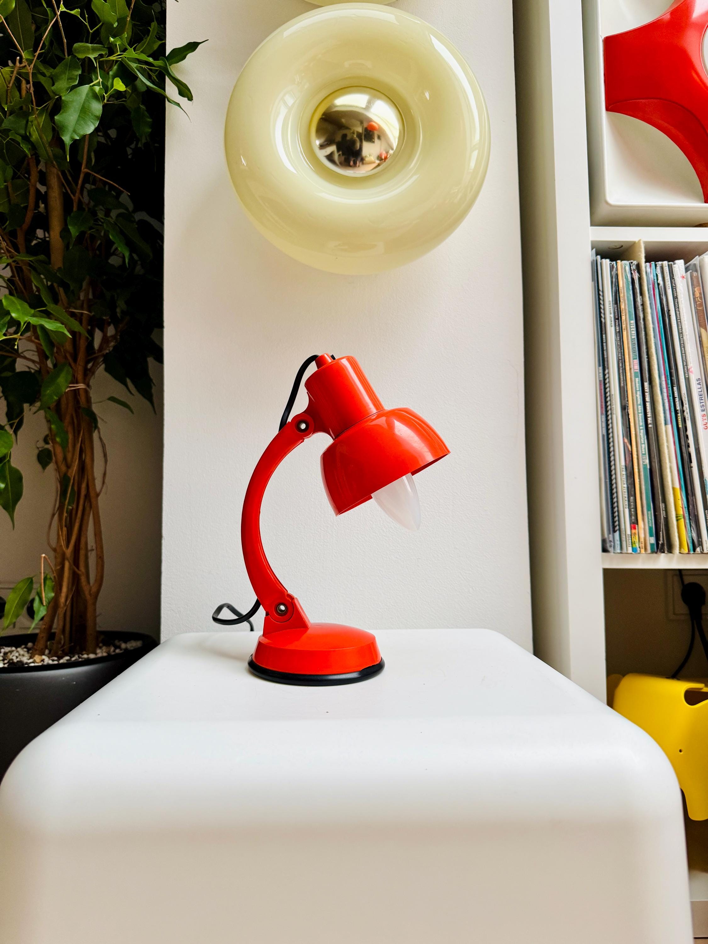 Lampe Space Age Style MCM Bicolore Marron - Lampe D'ambiance, Occasion