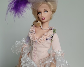 Elegant Rococo Clother for dolls 1/6 Marie Antoinette Versailles Handmade